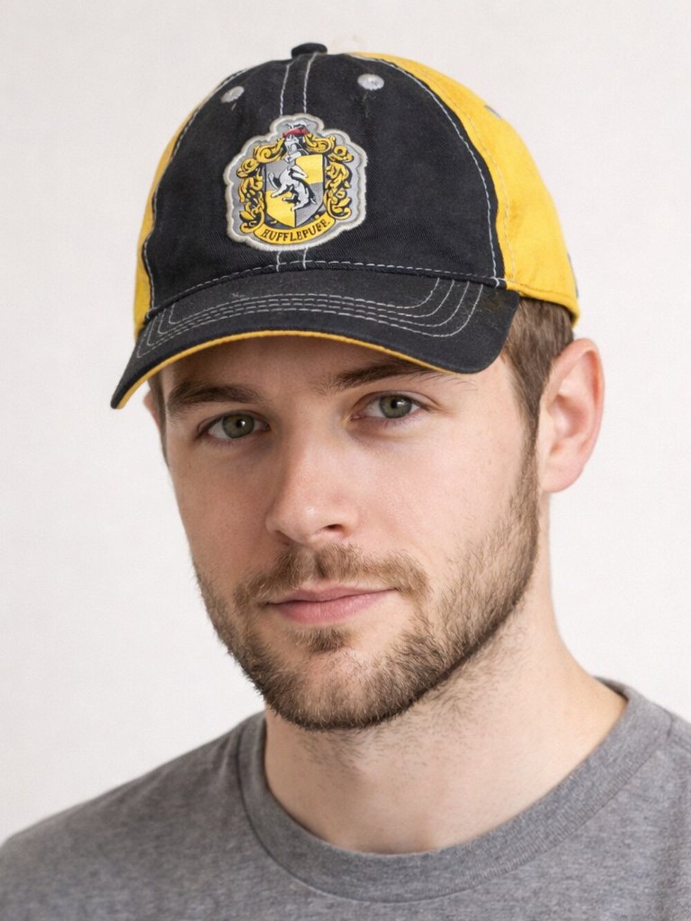 Harry Potter Hufflepuff Hat Wizarding World of Harry Potter Snapback Cotton